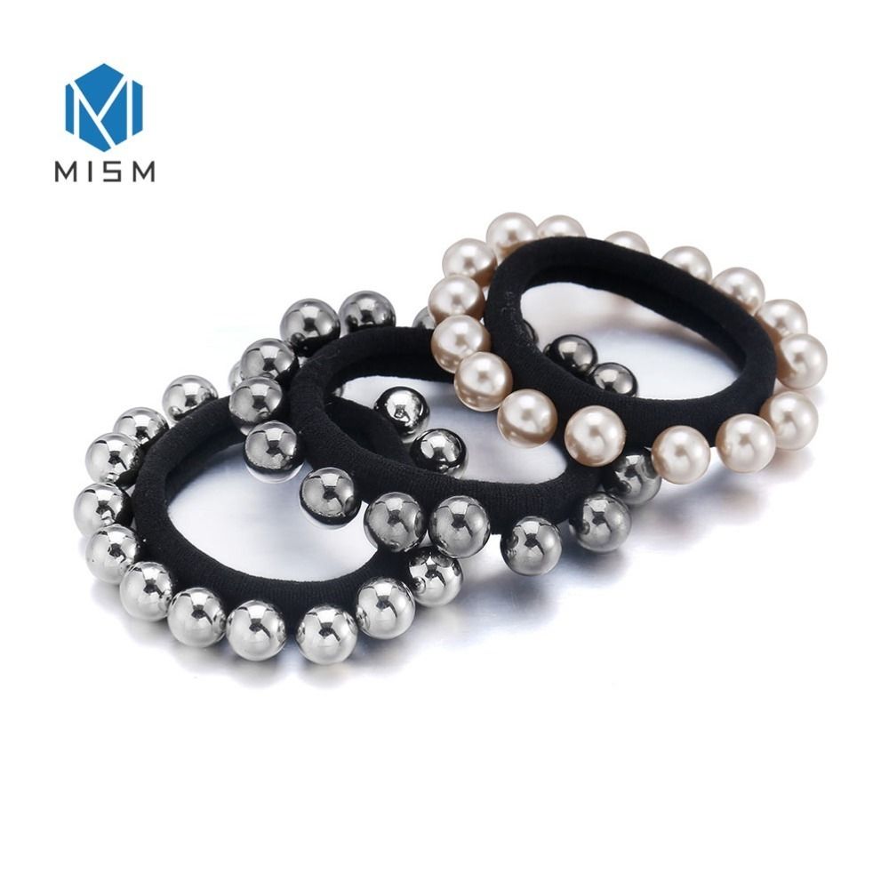 2 Unids Moda Perlas Aros Para El Pelo Delicado Antideslizant 2 Unids Moda Perlas Aros Para El Pelo Delicado Antideslizant