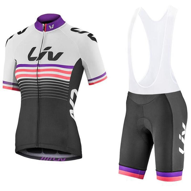 2021 2020 WOMEN LIV Cycling Team Jersey 20D Bike Shorts Suit Ropa