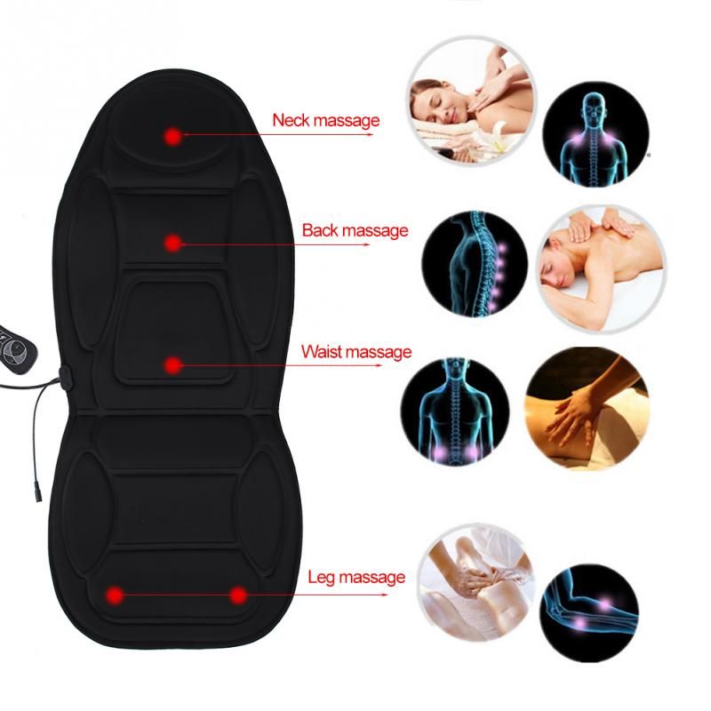 2020 New Heated Back Massager Home Office Heat Vibrate Cushion Neck Pain Waist Relaxation Massage Chair For Skin Care Tool From Guojianghealth 72 68 Dhgate Com