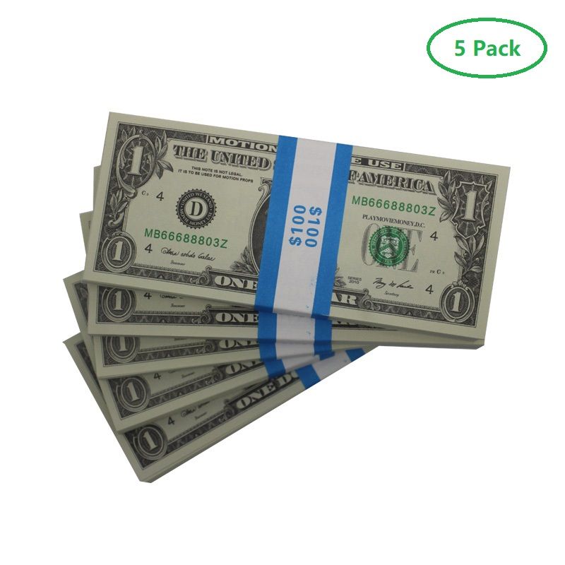 1 $ (5pack 500 stks)