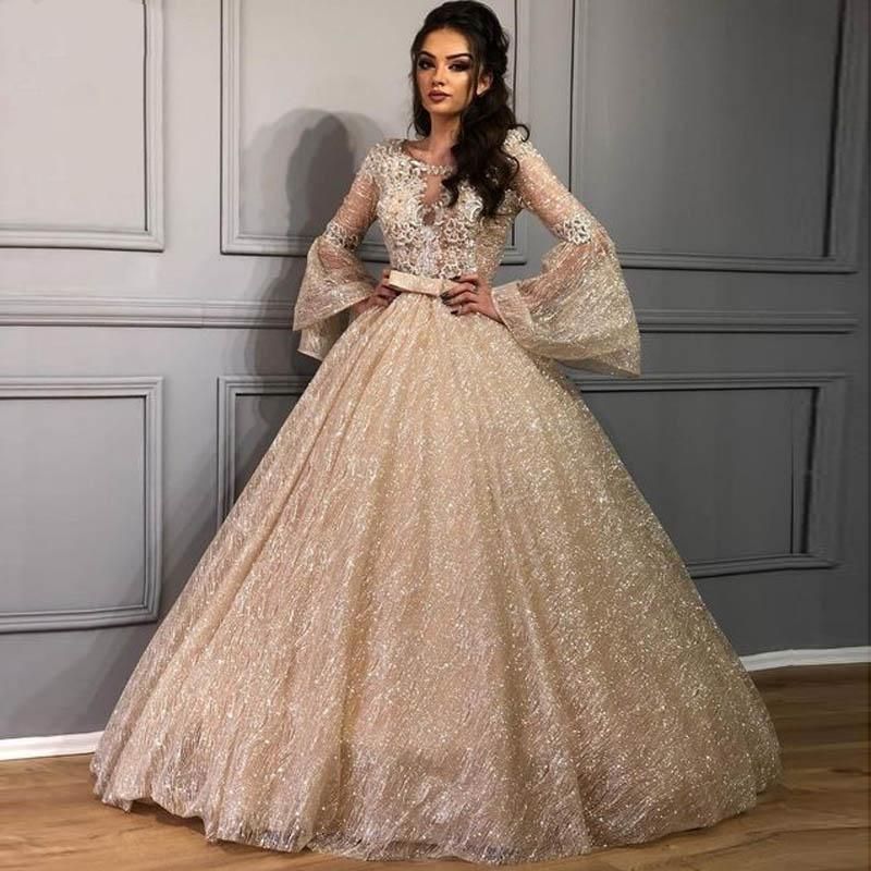 long gown for prom with sleeves