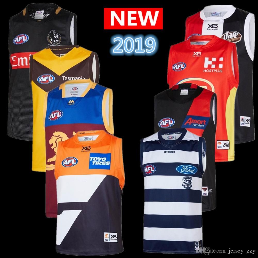 2020 2019 All AFL Jersey Geelong Cats Essendon Bombers ...