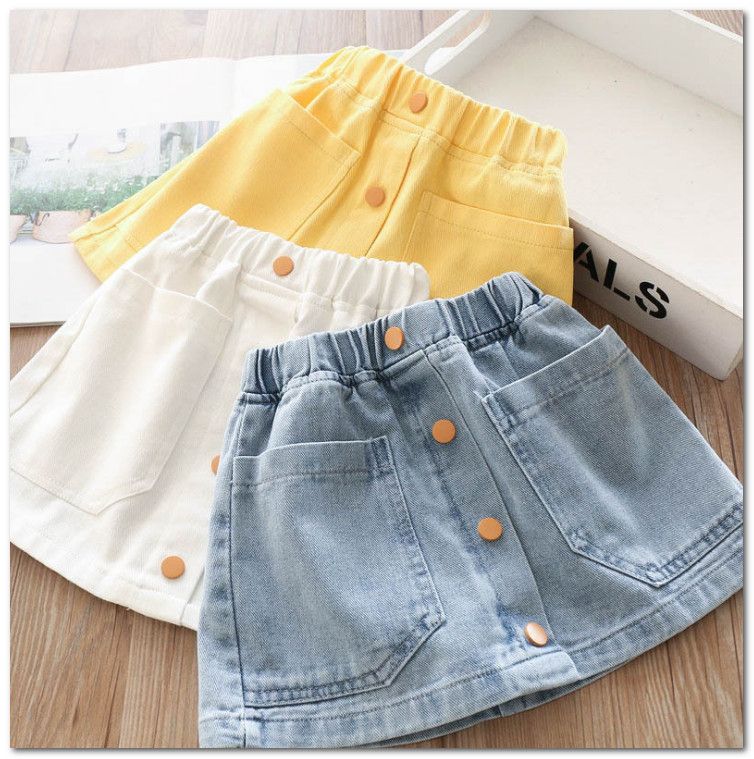 kids jean skirt