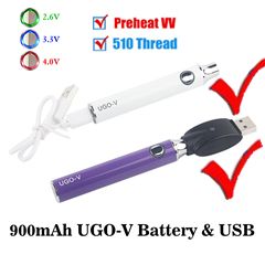 900mah UGO-V 배터리 2 USB