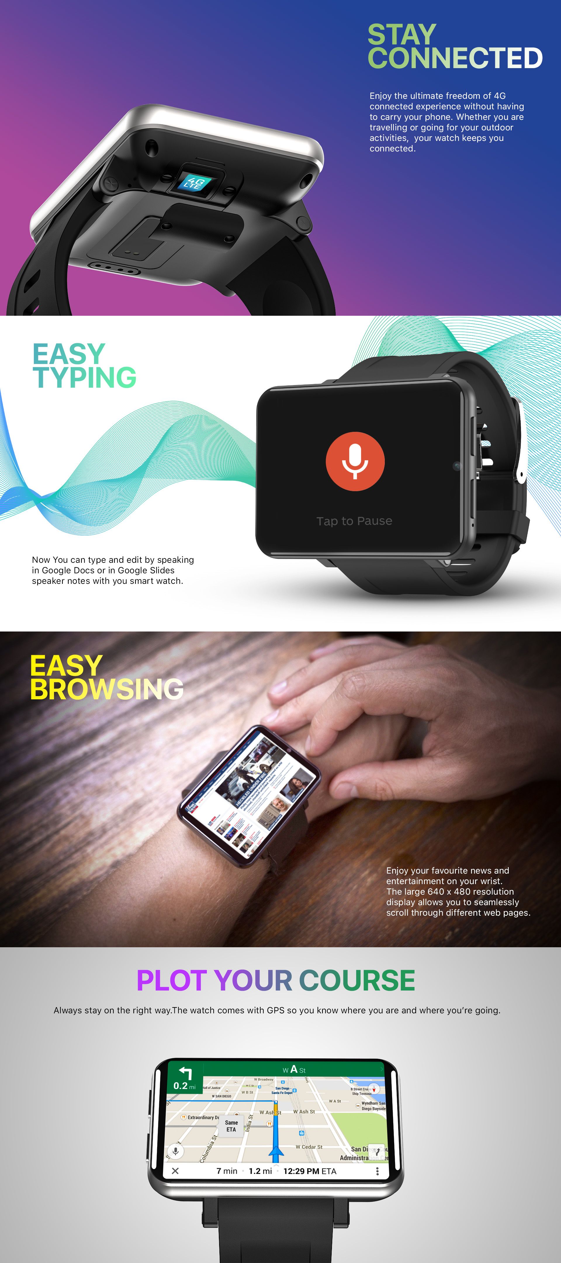 Pulsera inteligente SmartWatch Marea
