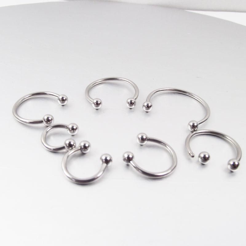 2020 14g 16g Nose Ring Horseshoe Circular Barbell Ball Cone Surgical Stainless Steel Lip Eeybrow Body Jewelry Piercing From Hazzys 82 12 Dhgate Com