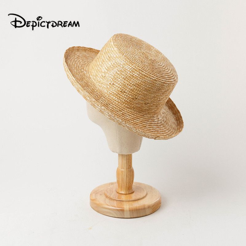 flat top straw cowboy hat