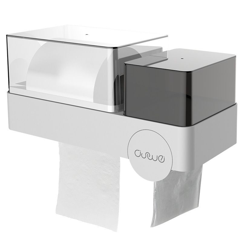 toilet roll holder and storage
