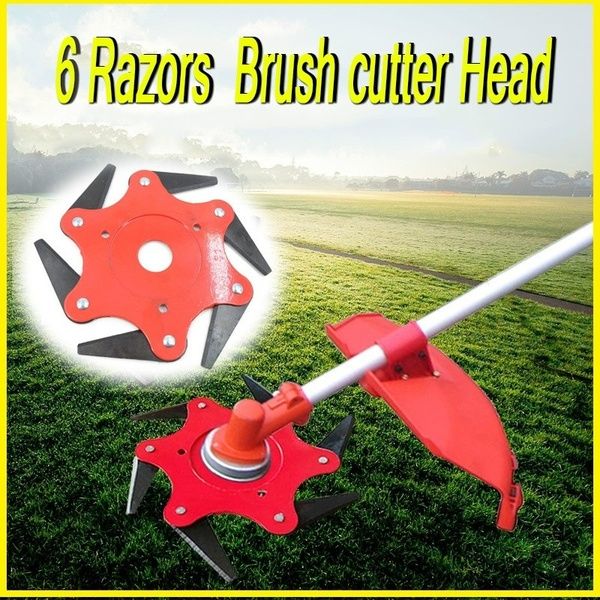 Acheter 6 Dents Brosse De Coupe Lame Tondeuse Lames En Metal Tete De Tete Jardin Tondeuse A Gazon Tete Pour Tondeuse A Gazon De 9 13 Du Xiongna Dhgate Com