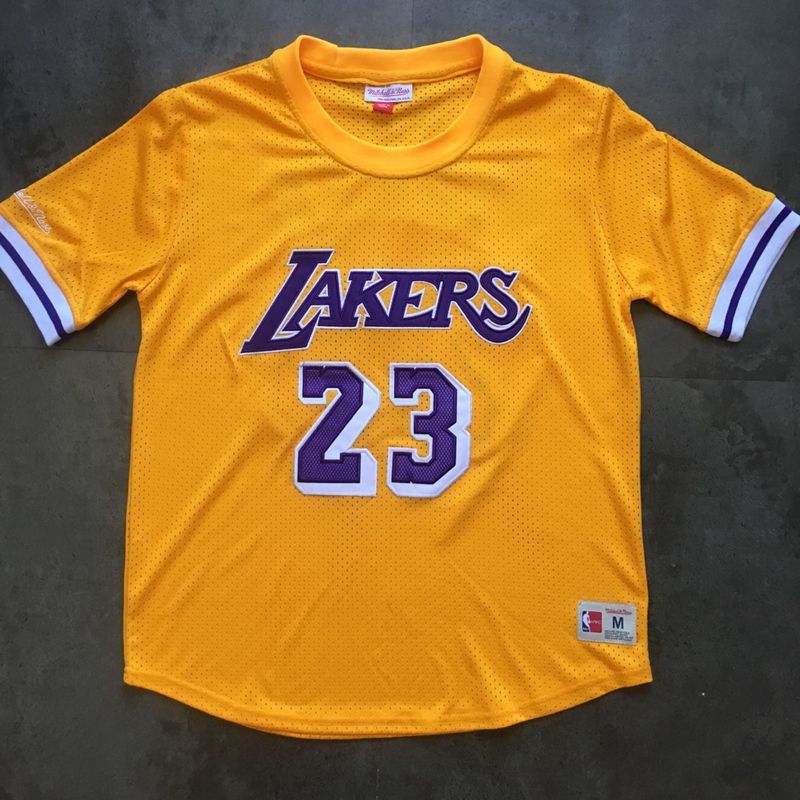 mitchell and ness lebron lakers