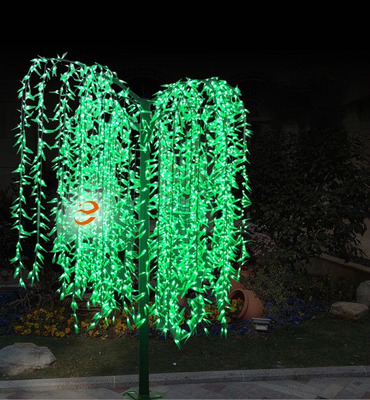 Led Artificial Willow Weeping Tree Light Outdoor Use 3m/9.8ft Height