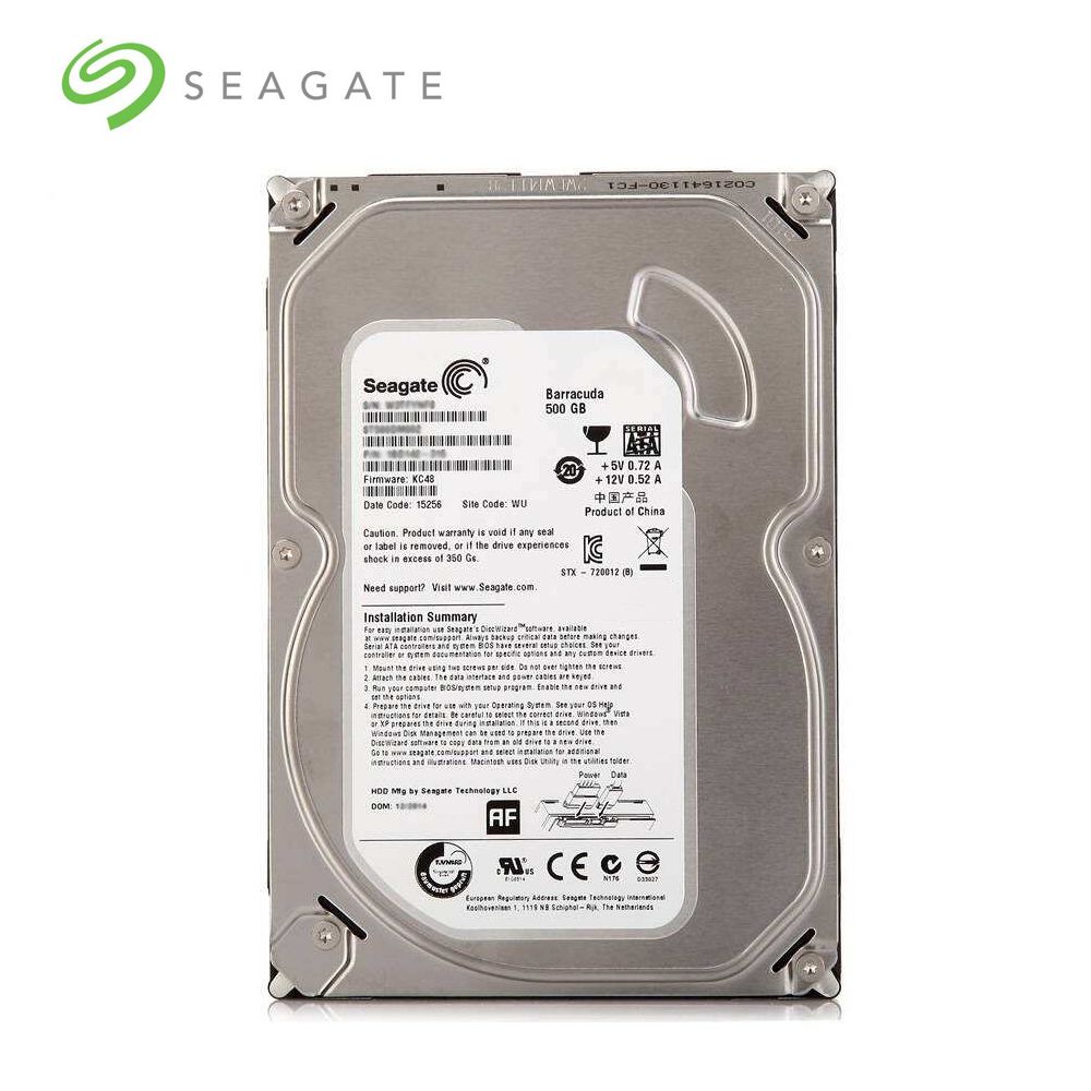 Seagate de 500 GB Marca del PC de sobremesa de 3,5" disco duro SATA de 6 Gb mecánica / s de disco duro de 500 GB 7200 RPM 16 MB Buffer (ST500DM002)
