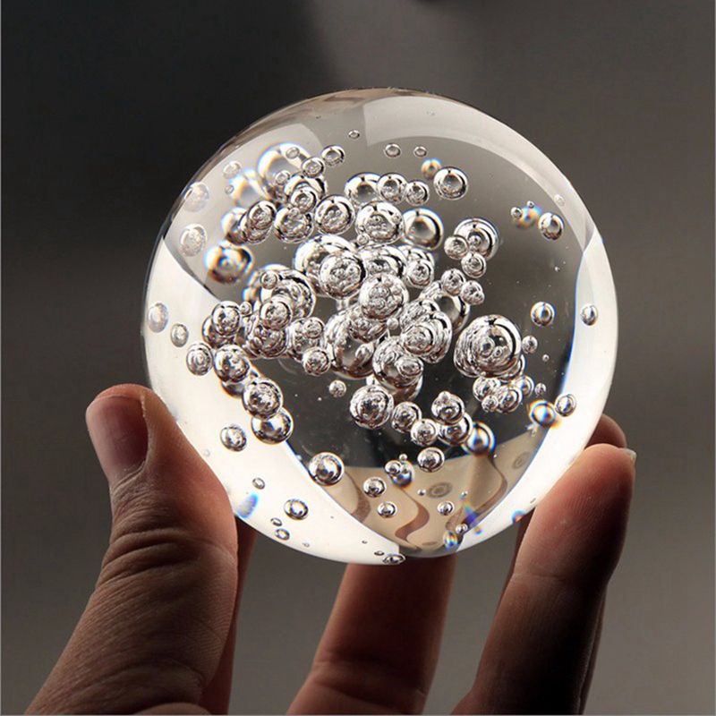 Grosshandel Blasen Kristallkugel Feng Shui Magische Glaskugel Miniatur Home Decoration Buro Ornamente Von Yf 8 11 Auf De Dhgate Com Dhgate