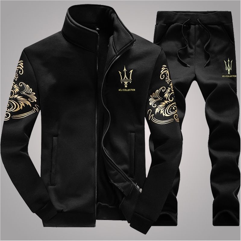 2021 2019 Autumn Mens Sweat Suits Sets Jogger Jackets With Pants Suit ...