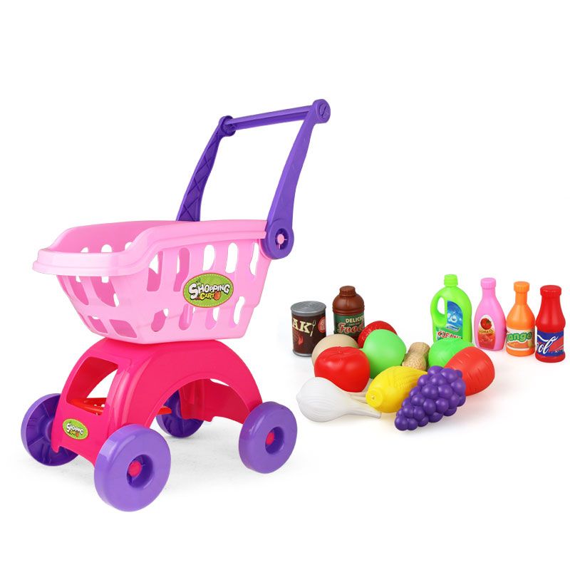 Giochi Per Natale.Acquista Giochi Bambini Casa Giocattolo Simulazione Supermercato Carrello Mini Carrelli Con Frutta Verdura Set Da Cucina Giocattoli Regali Di Natale A 23 28 Dal Guichengame Dhgate Com