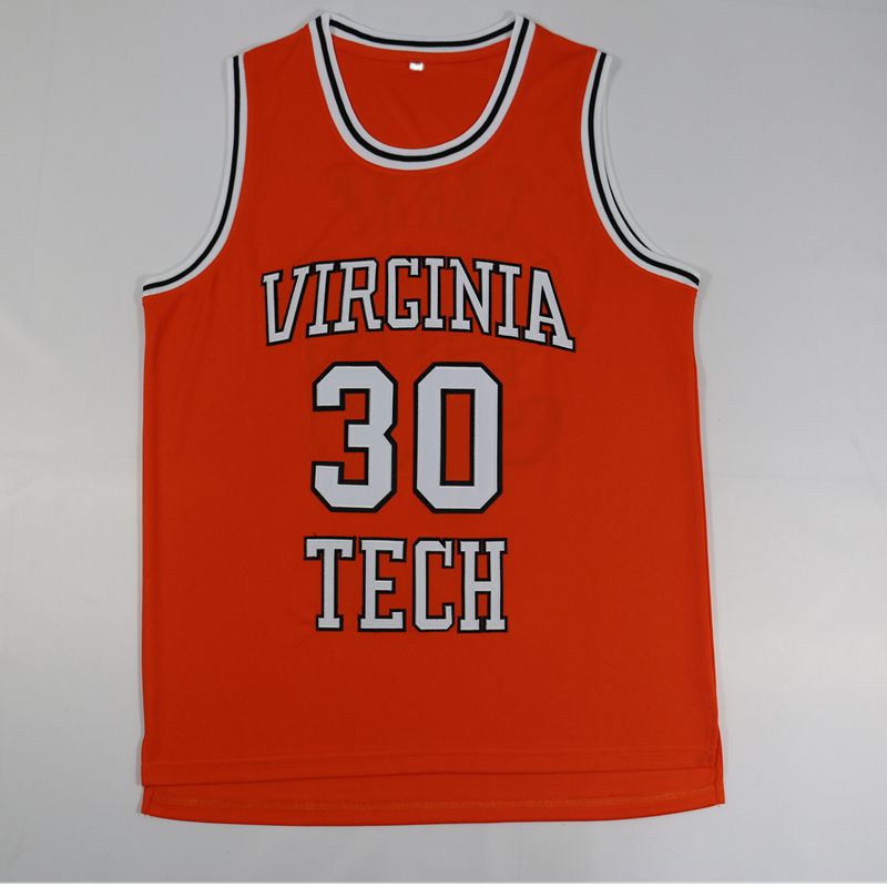 dell curry virginia tech jersey