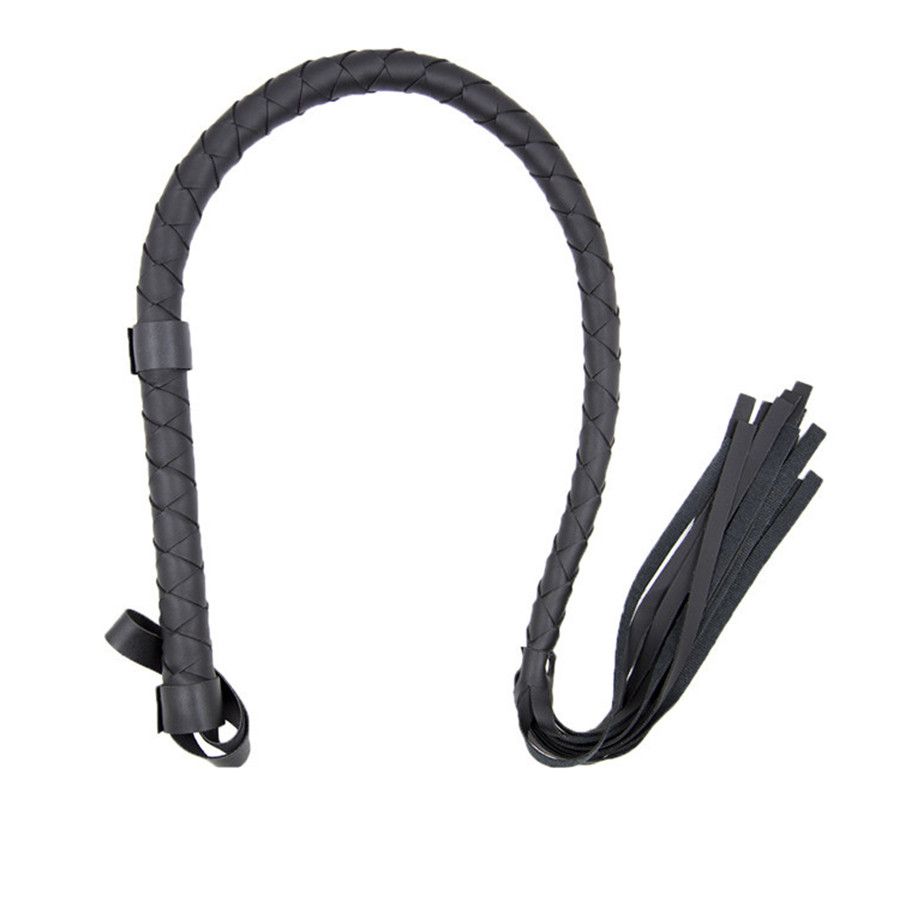 satin al bdsm iskence cihaz kirbac kesicinin flogger saplak cinsel fetis cal pleasure seks toys 85cm el yapimi siyah sahte deri gn292400100 tl76 44