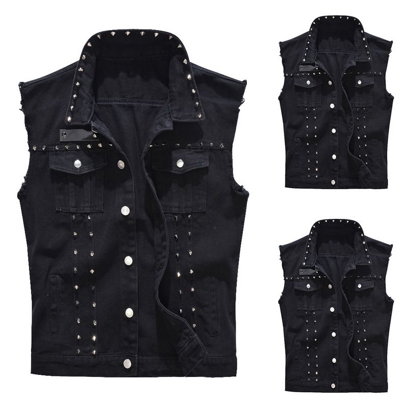 black rivet vest