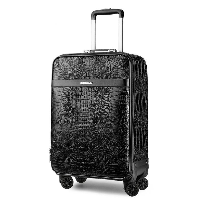 leather cabin suitcase