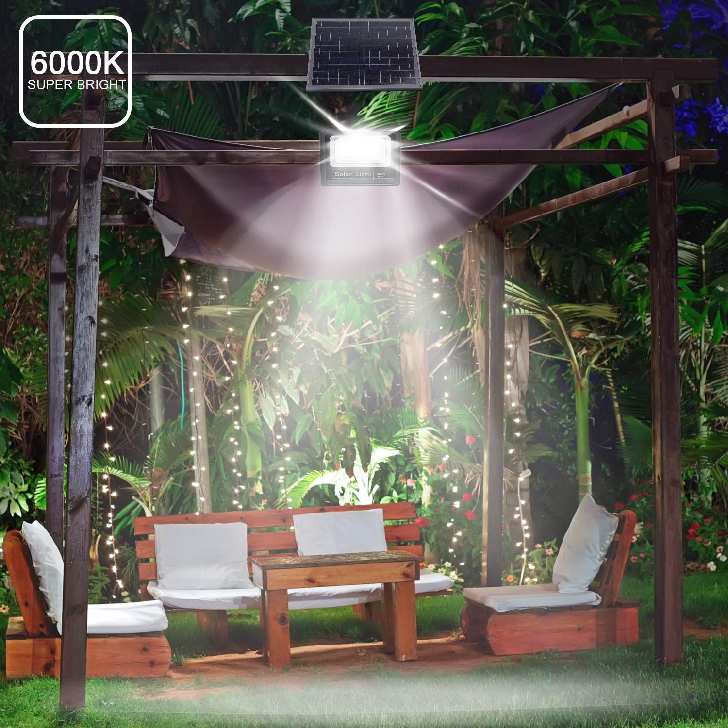  Solar Plant Grow Light Strip, Solar Power 5M LED Plant Grow  Lights Solar Powered Grow Lights Outdoor Grow Lights Indoor Plants Grow  Light Strips with Solar Panel : Patio, Lawn