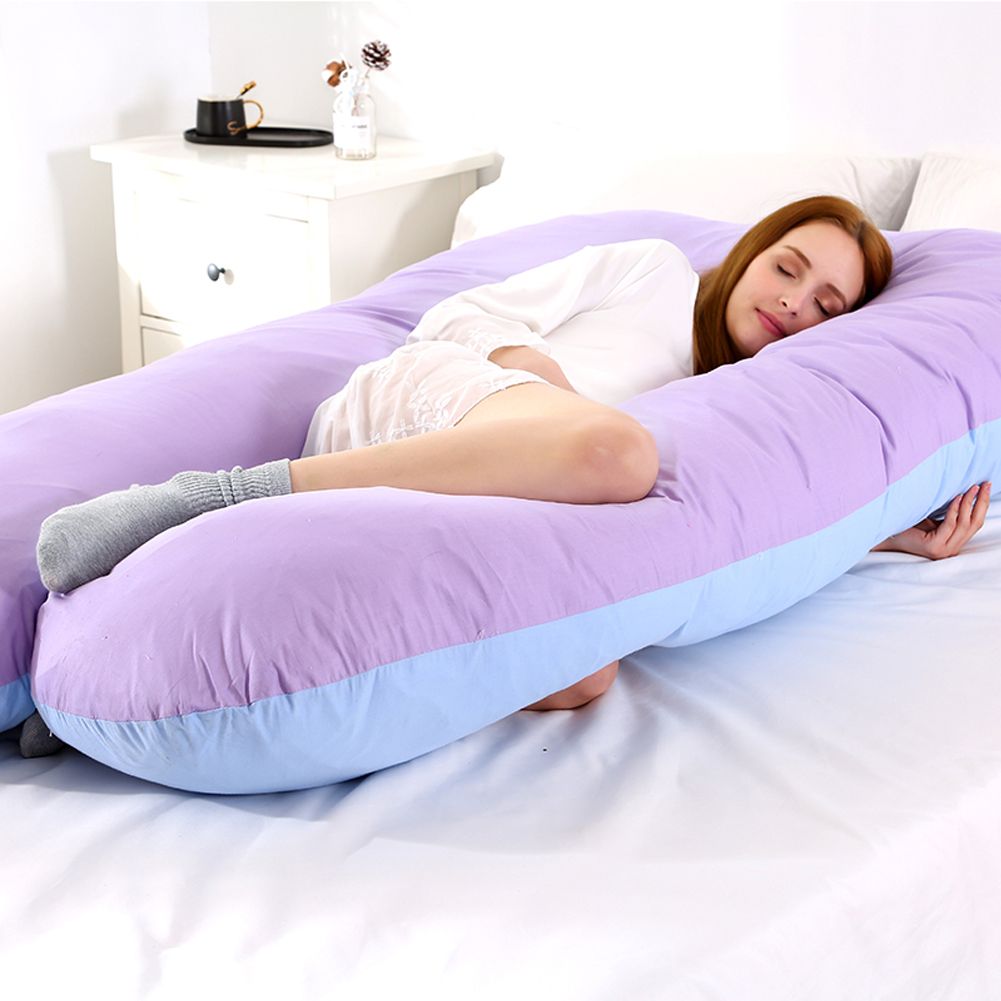 New Sleeping Support Pillow For Pregnant Women Body Cotton Pillowcase U