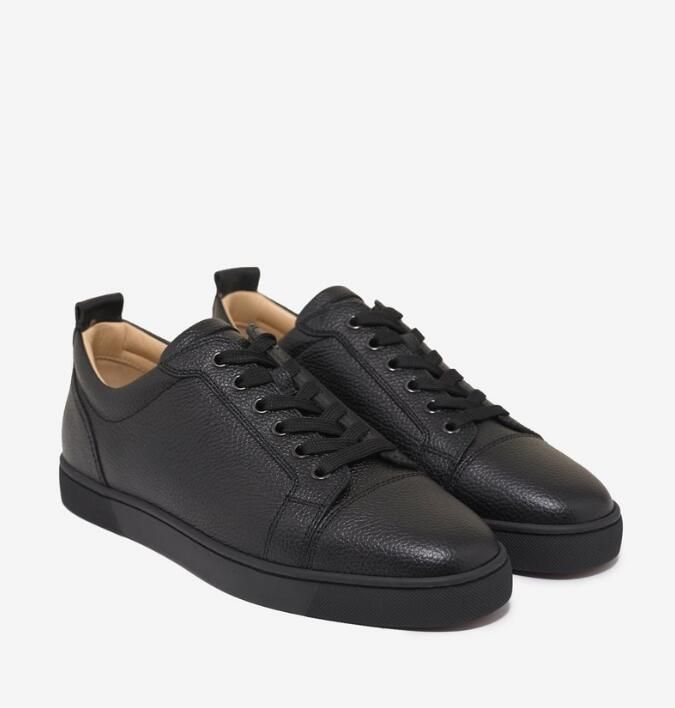 black leather trainers junior