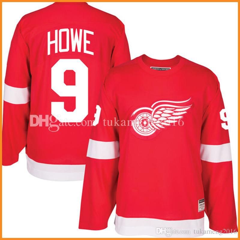 Cheap Detroit Red Wings 9# Gordie Howe 