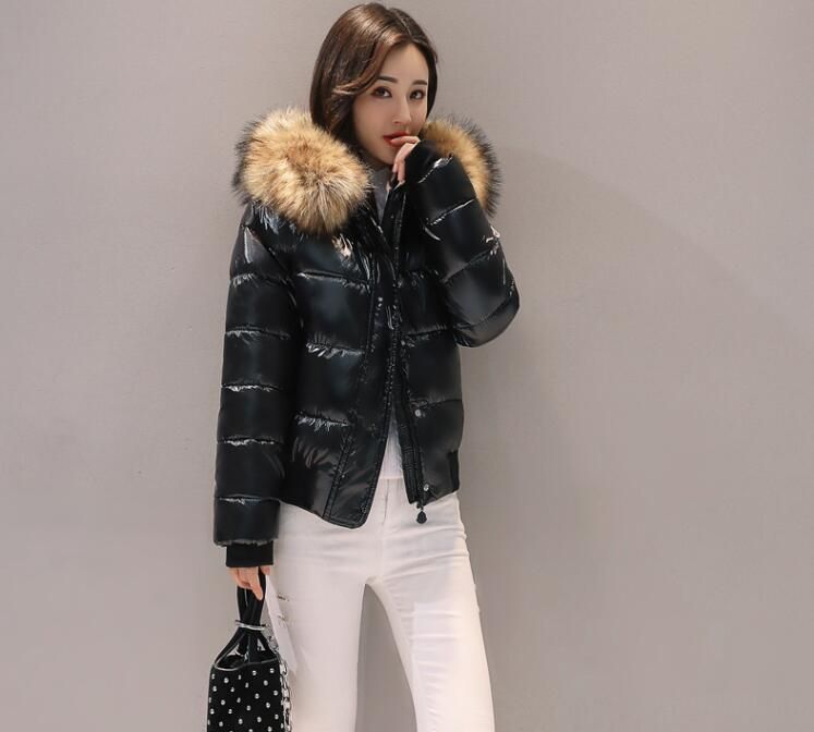 womens short black winter coat