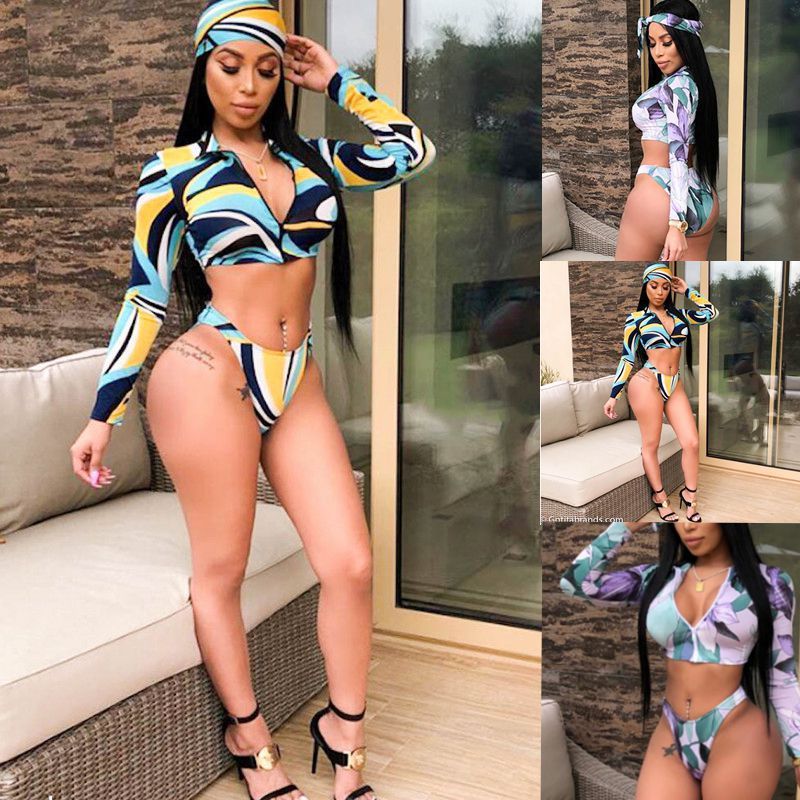 crop top bikini push up