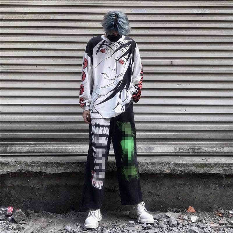 cool itachi moletom com capuzs