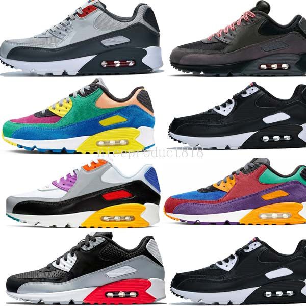 air max 90 colorido masculino