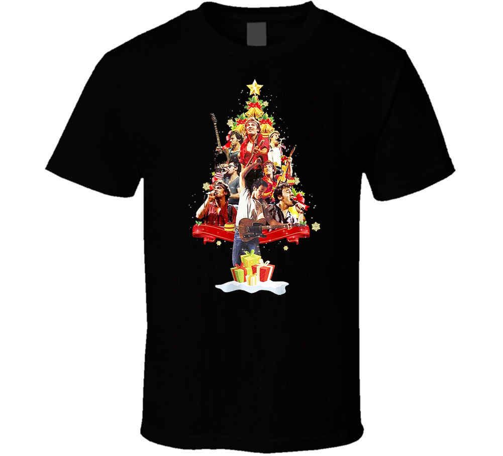 Bruce Springsteen Christmas Tree Mens T 