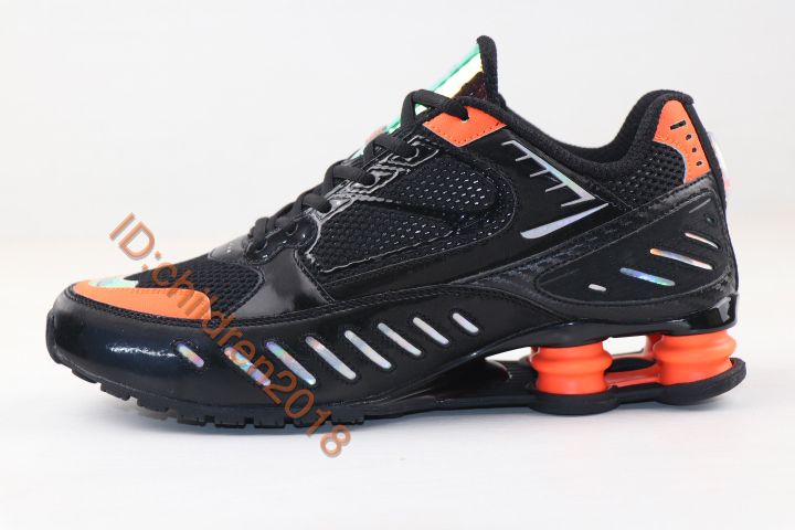 Zapatillas running Nike Shox Enigma Black Hyper Crimson para hombre 2020 deporte