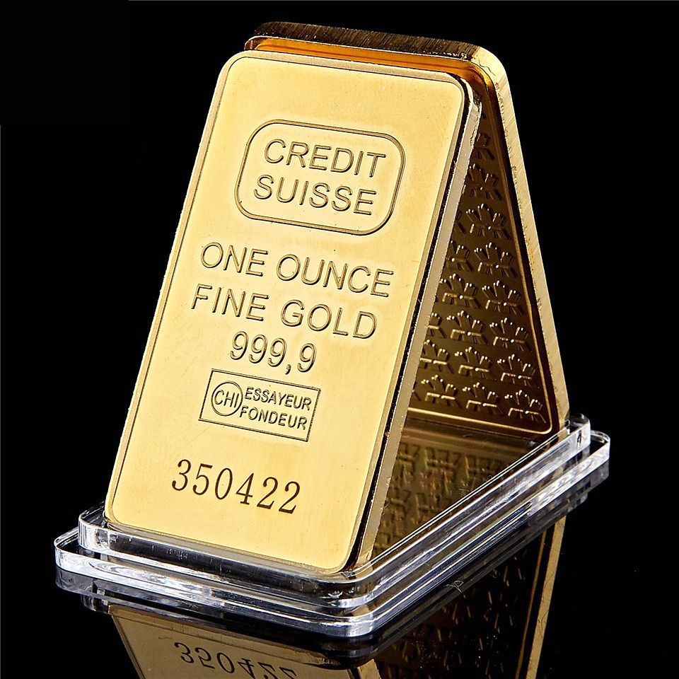2020 24K Gold Plated Buillion One Ounce Fine Gold 999.9 Credit