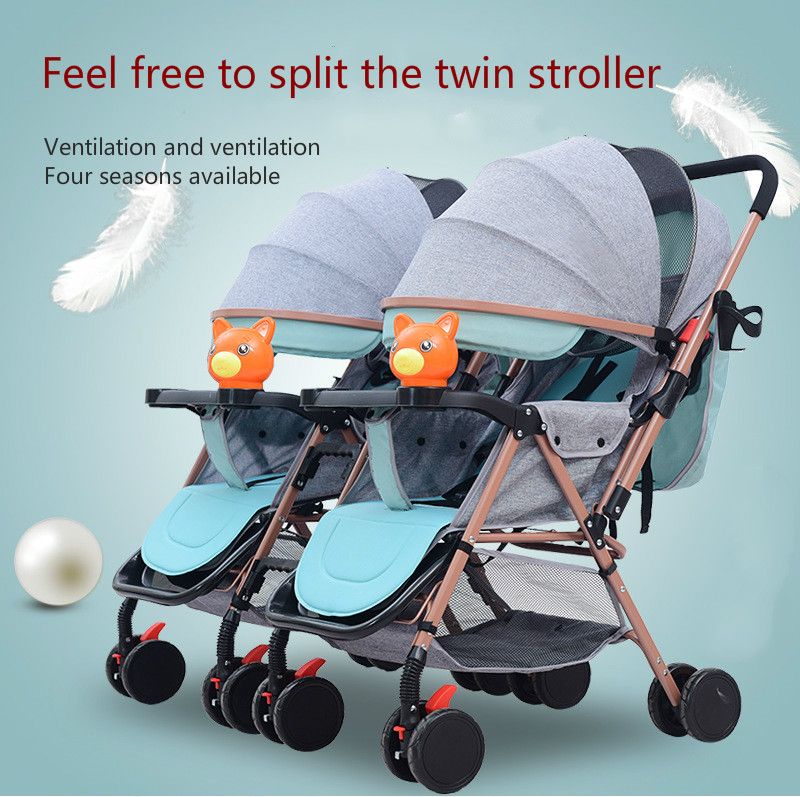 detachable double stroller