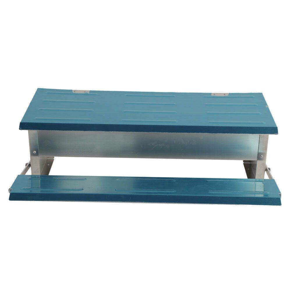 Automatic Chicken Feeder Treadle Self Open Aluminum Feeder Feeding