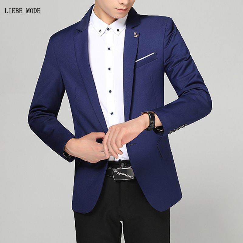 blue blazer business casual