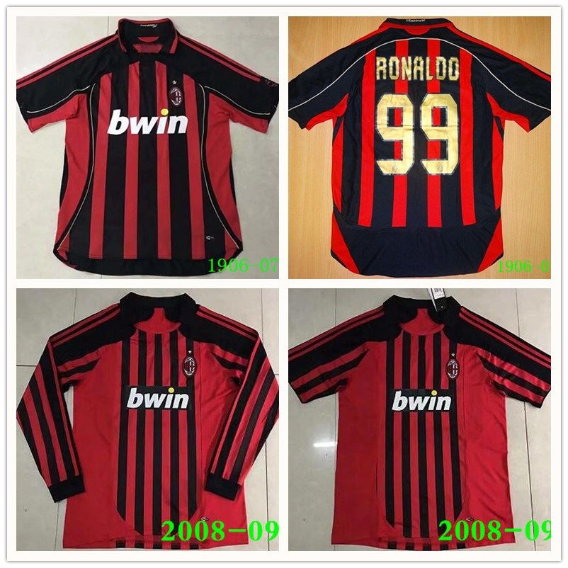 90 91 Milan Jersey Camisetas Retro Gullit Ancelotti JERSEY DE FÚTBOL 1990 1991 Tassotti Maldini Baresi Van Basten Rijkaard Camiseta De Fútbol Por Su19880707, 21,09 € | Es.Dhgate.Com