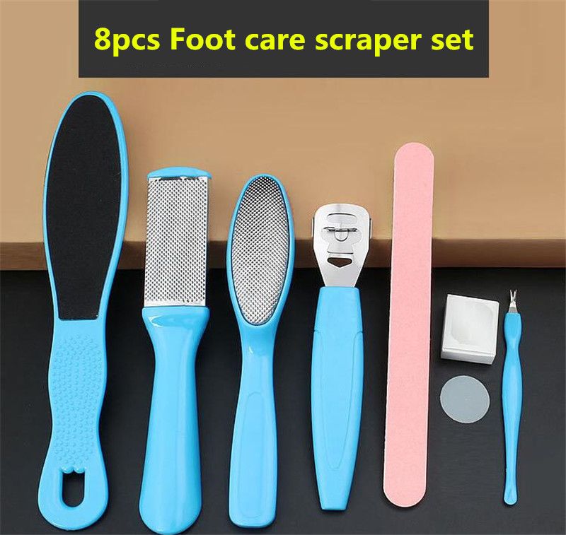 8 In 1 Foot Care Scraper Foot Planing Knife To The Dead Skin Pedicure