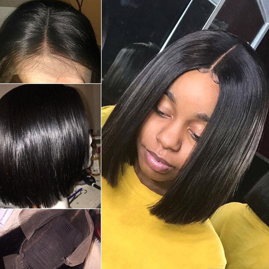 Kupit Optom Korotkie Pariki Boba Dlya Chernokozhih Zhenshin Remi Korotkie Pariki Boba Chelovecheskie Volosy Pryamye 13x4 Kruzheva Speredi Bob Parik Predvaritelno Sorval Obescvechennye Uzly Grejs Xbl Doheroin Otsunnybeautyhair01 V Kategorii Pariki Obychnye