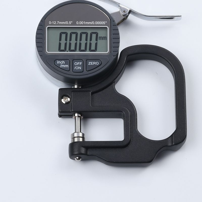 0-10mm 0.01mm Digital LCD Thickness Gauge Cloth Leather Thickness Tester A1 
