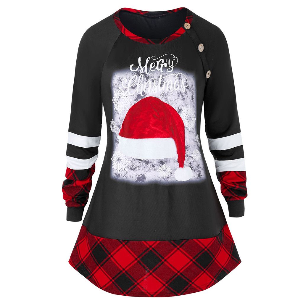 plus size christmas tops
