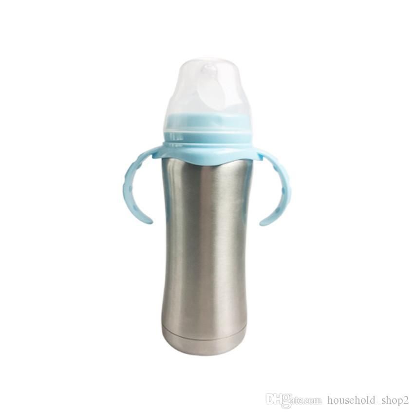 stainless steel baby bottle set