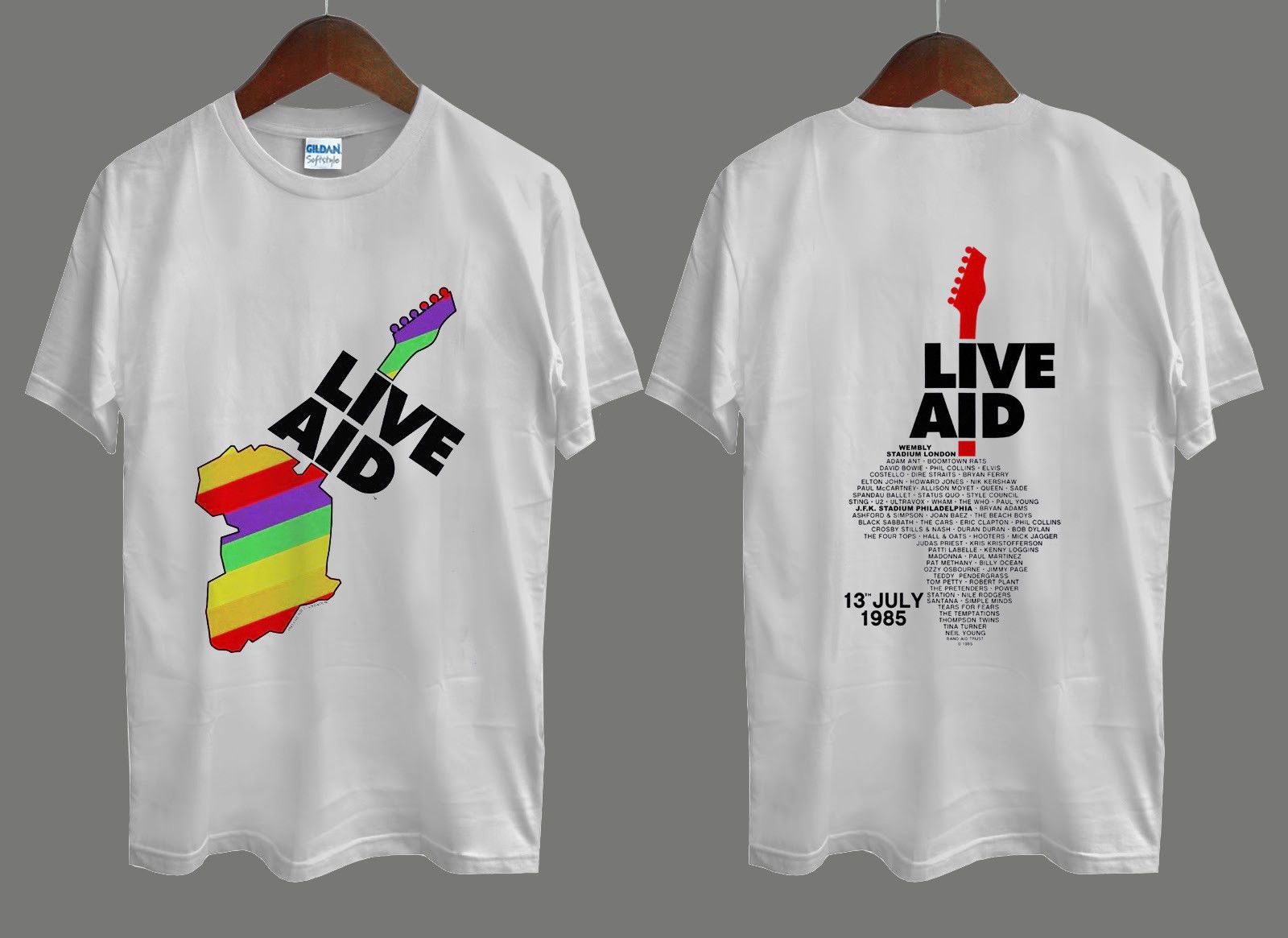 live aid t shirt vintage