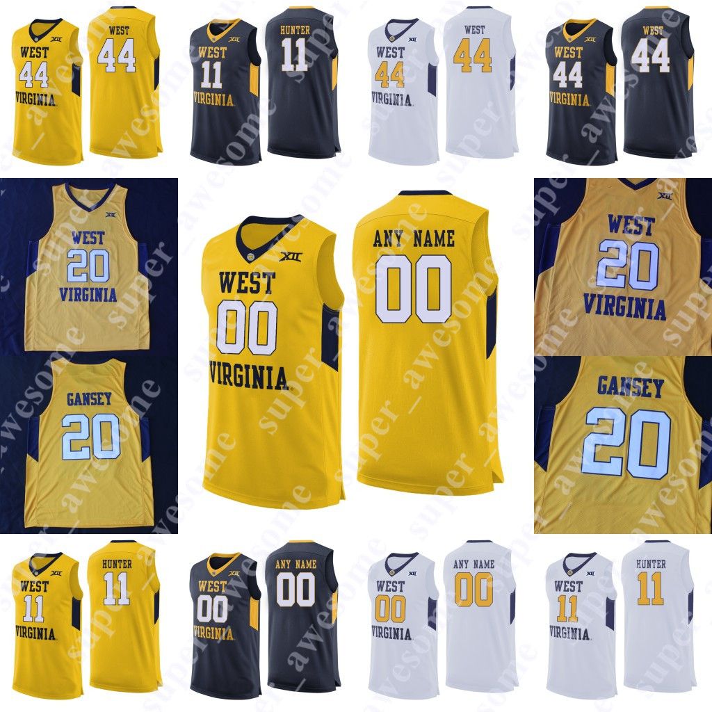 wvu basketball jersey