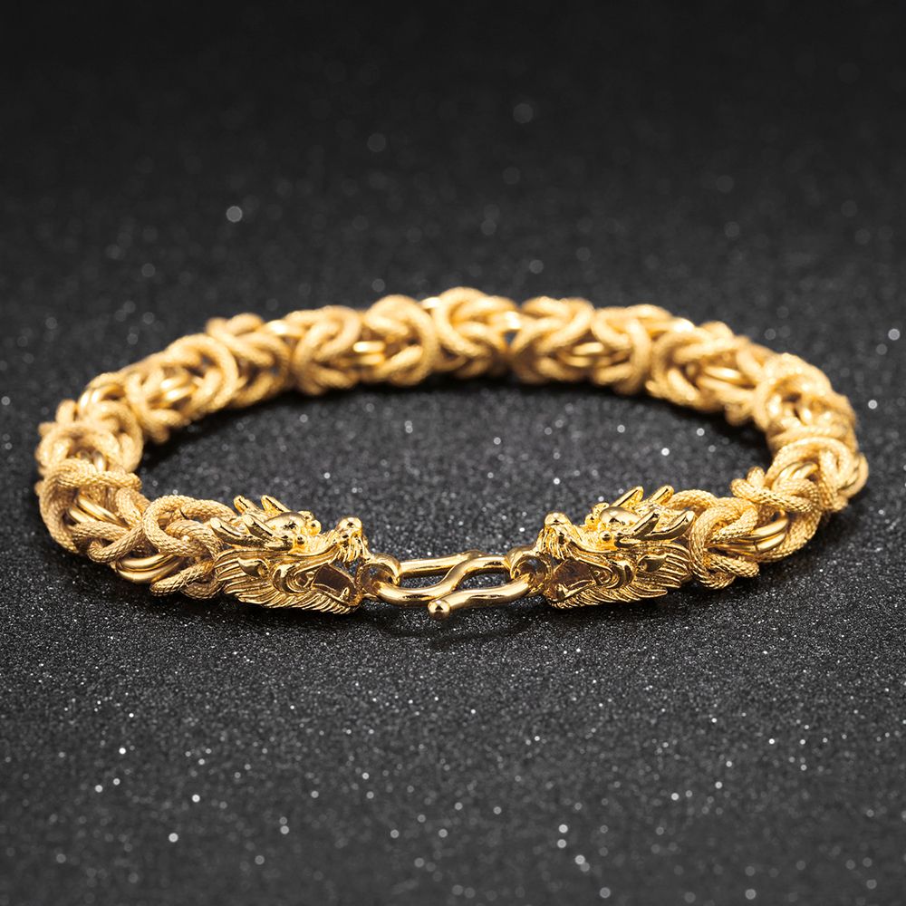 gold plated men's bangle