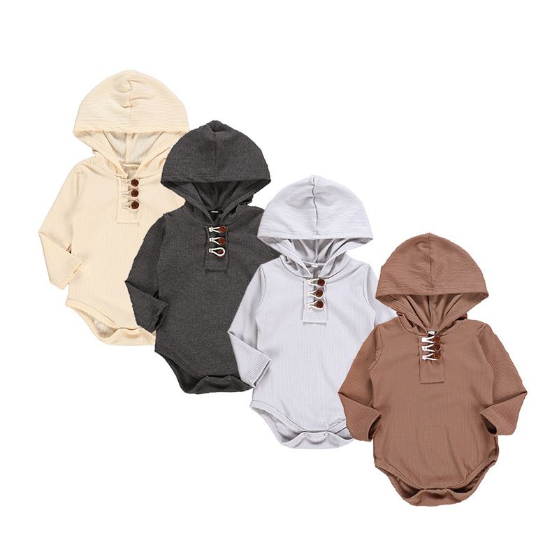 newborn hooded romper