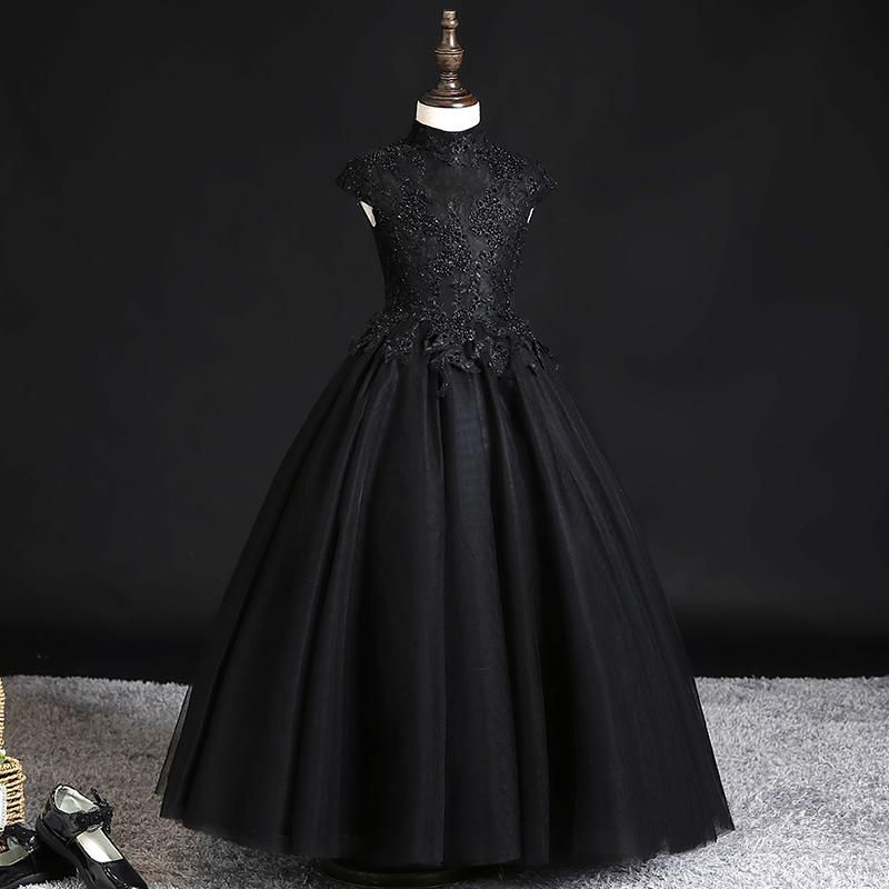 black gown for girls