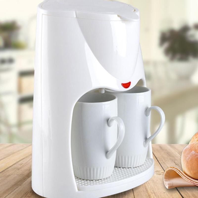 satin al 2 bardak damla kahve makineleri 500 w elektrikli otomatik kahve buhar espresso espresso makinesi tasinabilir acik seyahat kahve makinesi