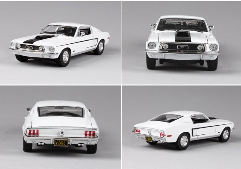 2020 1 18 Ford Mustang Gt 1966 Muscle Car Blue White Zinc Alloy Car Model Diecast For Collection Boys Toys Gifts T191129 From Chao05 70 92 Dhgate Com